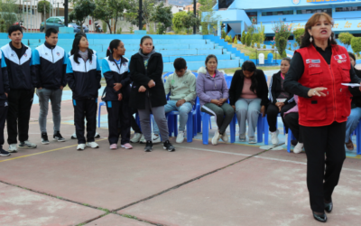 CHARLA INFORMATIVA DIRIGIDA POR EL CEM-HUANTA A LOS ESTUDIANTES DE LA EESPP “JOSÉ SALVADOR CAVERO OVALLE” DE HUANTA