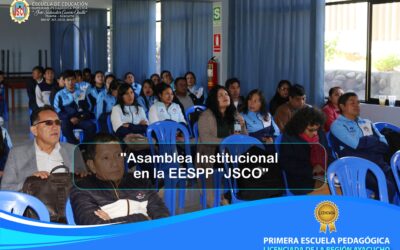 Asamblea Institucional de la EESPP «JSCO»