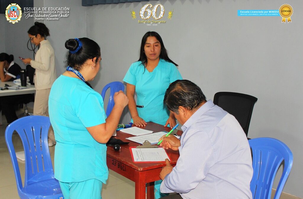 CAMPAÑA DE SALUD PREVENTIVA A DOCENTES Y PERSONAL ADMINISTRATIVO